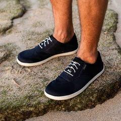 Nohea Moku Men's Boat Shoes - Black | OluKai Men