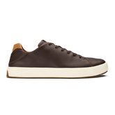 Lae‘ahi Lī ‘Ili Men's Leather Sneakers - Dark Java | OluKai Men