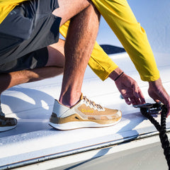 ‘Ahi Men’s Water Boat Shoes - Tan / Tapa | OluKai Men