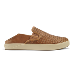 Lae‘ahi Lauhala Men's Leather Slip-On Sneakers - Fox | OluKai Men