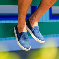 Lae‘ahi Men's Slip-On Sneakers - Blue Depth | OluKai Men