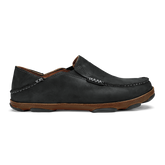 Moloā Men's Leather Slip On Shoes - Black / Toffee | OluKai Men