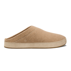 Hāmani Hulu Men’s Wool Mule Slippers - Oatmeal | OluKai Men