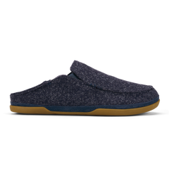 Moloā Hulu Men’s Wool Slippers - Trench Blue | OluKai Men