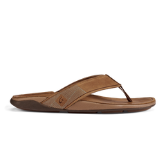 Tuahine Men's Waterproof Leather Beach Sandals - Toffee | OluKai Men