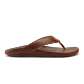 Mekila Men's Full-Grain Leather Beach Sandals - Natural | OluKai Men