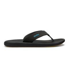 Ki‘i Men’s Water Ready Beach Sandals - Lava Rock / Bold Blue | OluKai Men