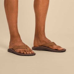 ‘Ohana Men's Best Selling Beach Sandals - Tan / Dark Java | OluKai Men