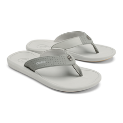 Ki‘i Men’s Water Ready Beach Sandals - Ash / Sterling | OluKai Men