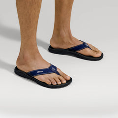 ‘Ohana Men's Beach Sandals - Navy / Onyx | OluKai Men