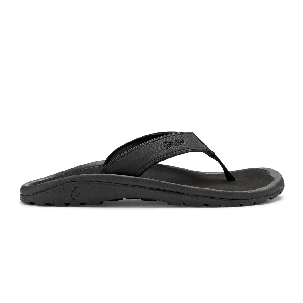 ‘Ohana Men's Best Selling Beach Sandals - Black | OluKai Men