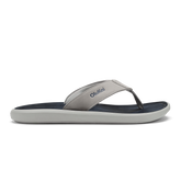 Pili Men’s Waterproof Leather Sandals - Ash / Mood Indigo | OluKai Men
