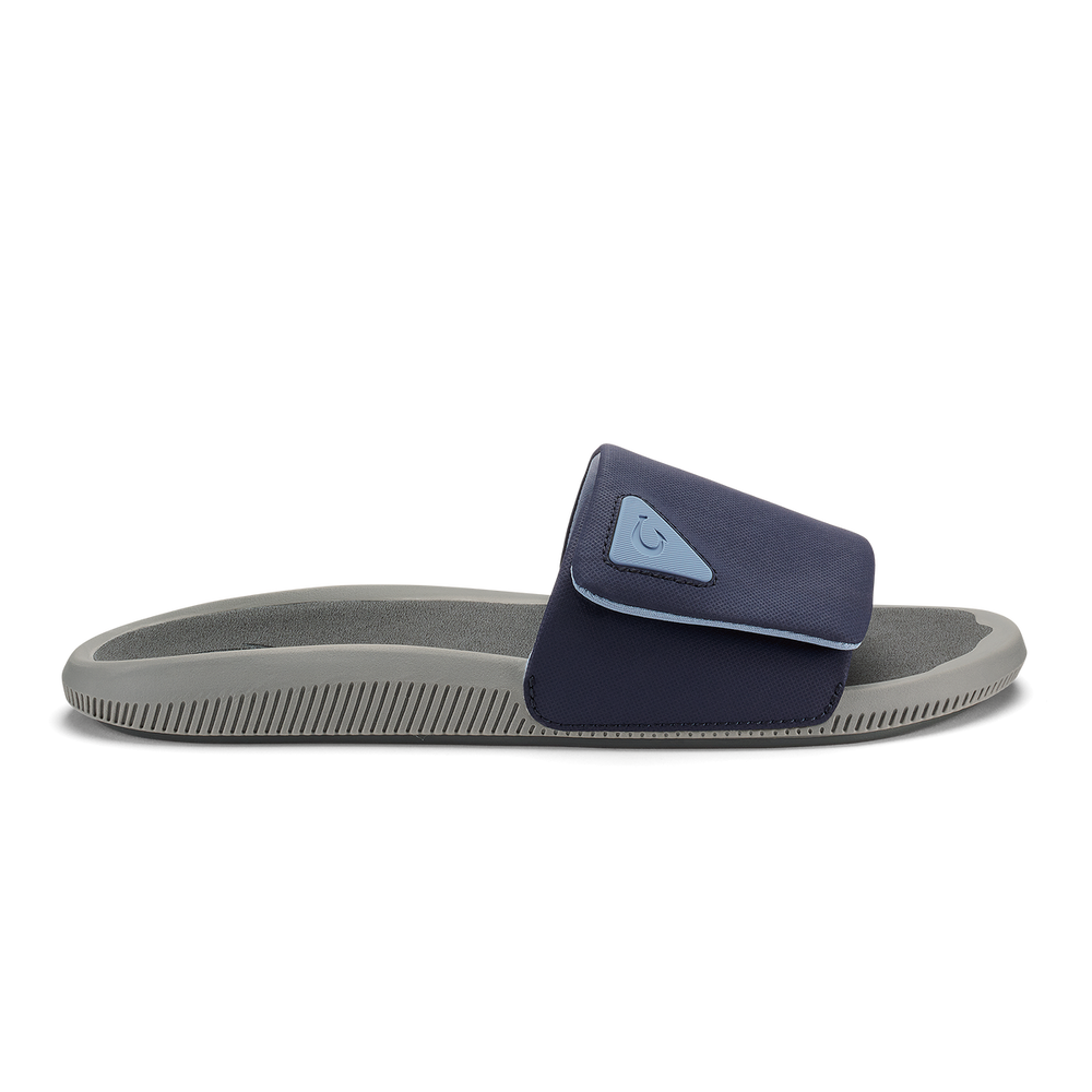 Ulele Slide - Blue Depth / Charcoal | OluKai Men