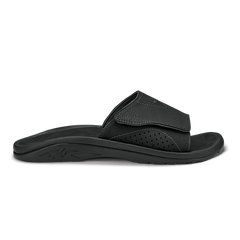 Nalu Slide Men's Beach Slide Sandals - Black | OluKai Men