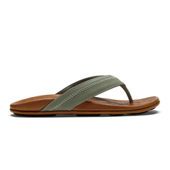 Hiapo - Odyssey Grey / Sahara Men’s Leather Beach Sandals | OluKai Men