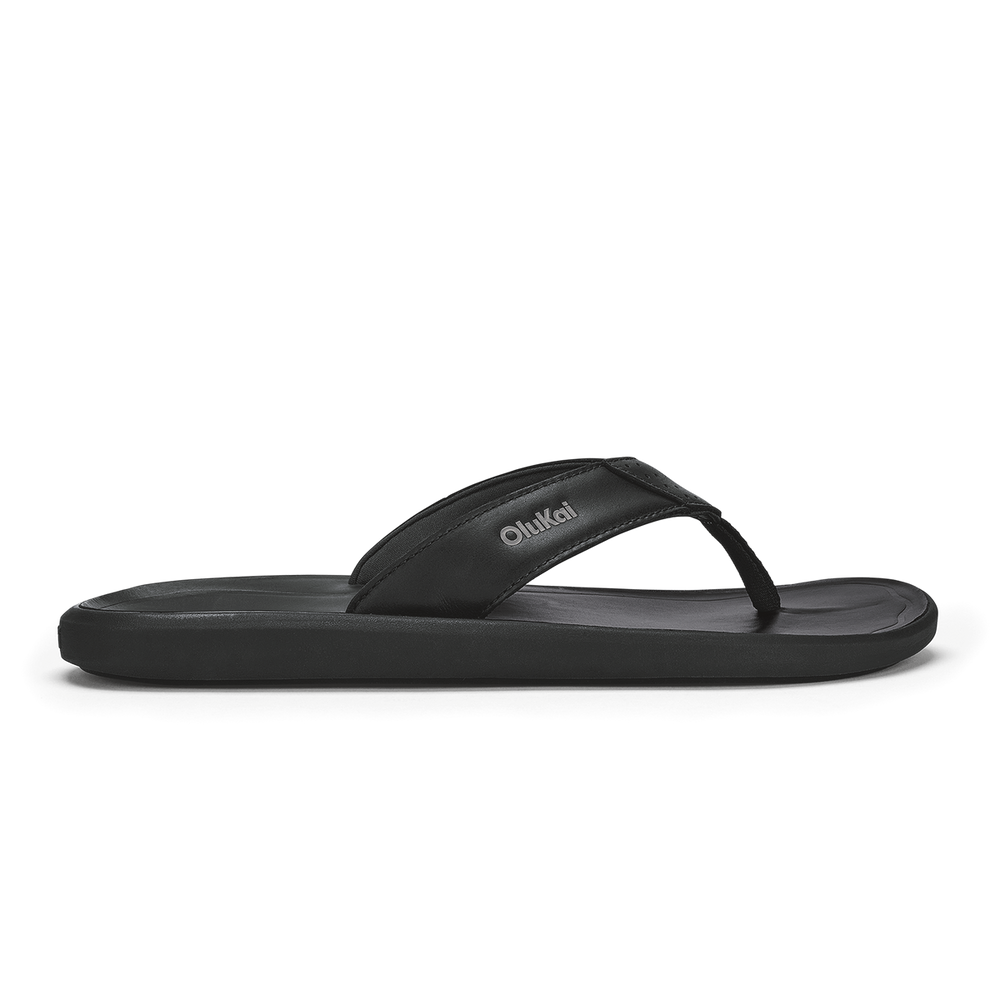 Pili Men’s Waterproof Leather Sandals - Lava Rock | OluKai Men