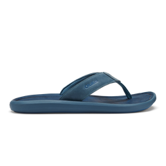 Pili Men’s Waterproof Leather Sandals - Blue Fog / Coastal Blue | OluKai Men