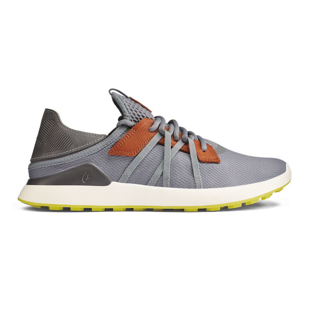 Manele Men’s Breathable Golf Shoes - Poi / Charcoal | OluKai Men