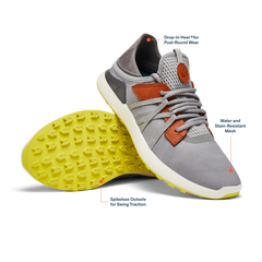 Manele Men’s Breathable Golf Shoes - Poi / Charcoal | OluKai Men