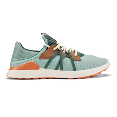 Manele Men’s Breathable Golf Shoes - Pale Moss / Molten Orange | OluKai Men
