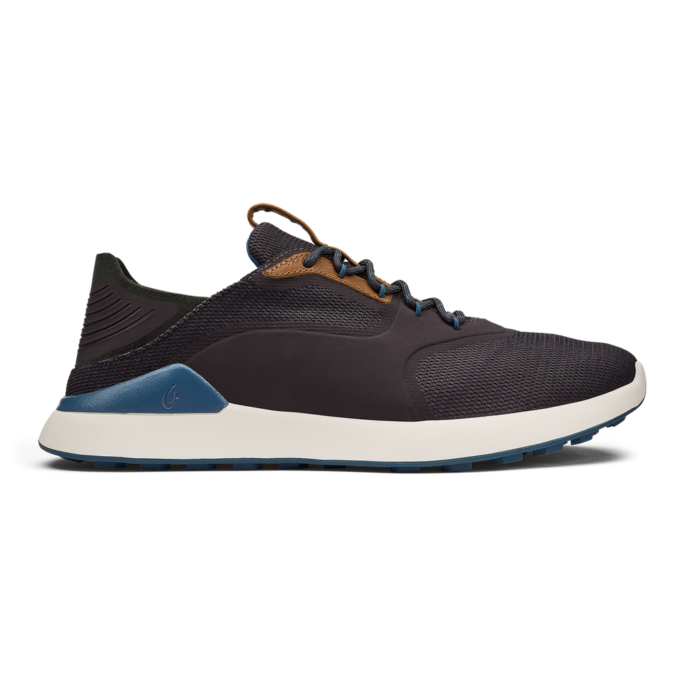 OluKai Kā‘anapali Men’s Golf Shoe - Pavement / Vintage Blue | OluKai Men