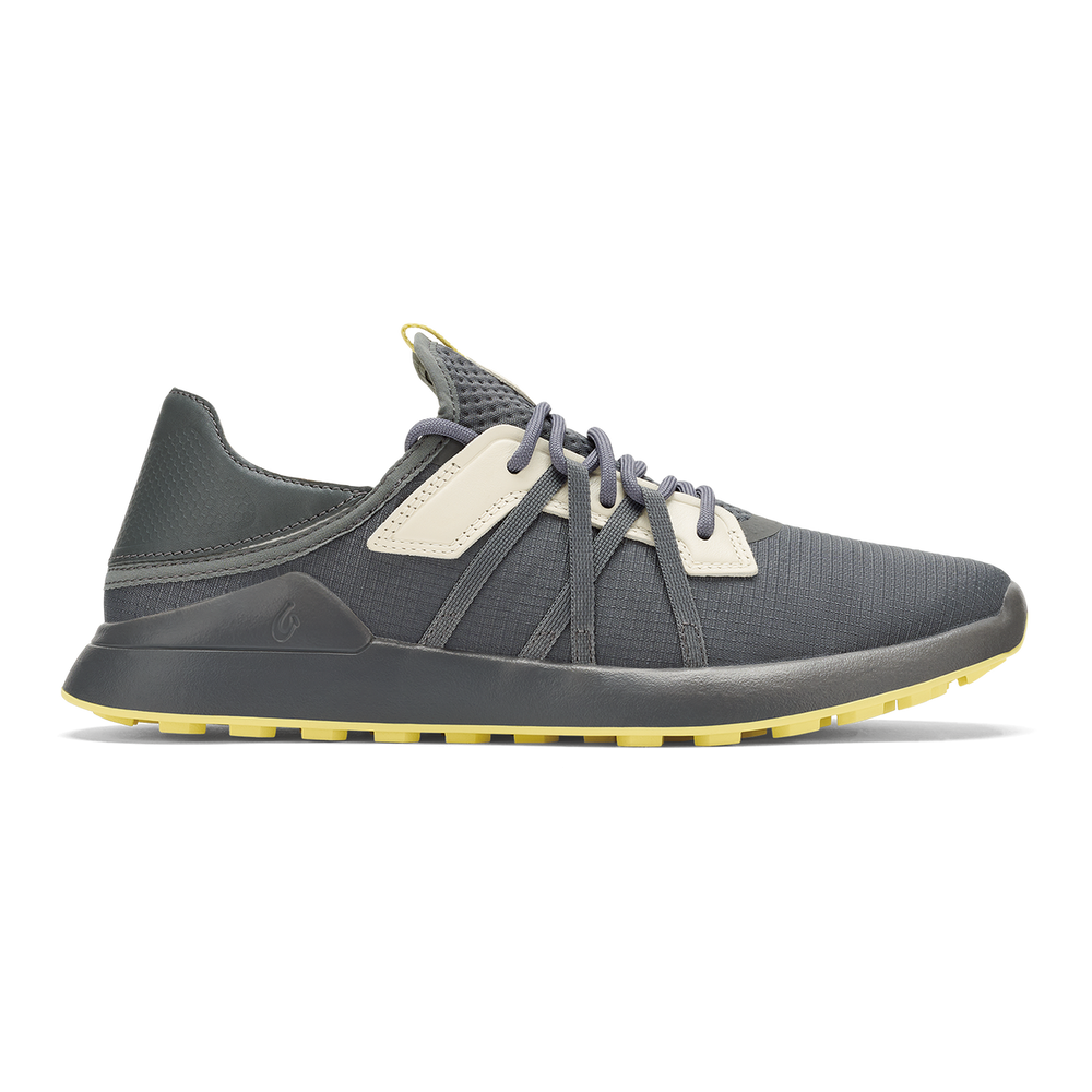 Manele Men’s Breathable Golf Shoes - Rock / Flower | OluKai Men