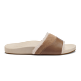 Hō‘ala Slide Women’s Slide Slipper Sandals - Tan / Puka | OluKai Women