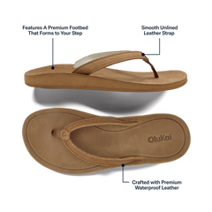 Southshore Women’s Waterproof Leather Sandals - Toffee | OluKai Women