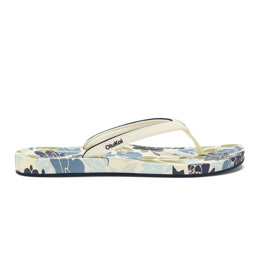 ‘Uiki Women’s Everyday Beach Sandals - Mood Indigo / Pa‘i | OluKai Women