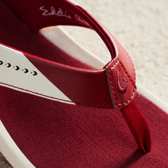 Ulele - Off White / Deep Red | OluKai Women