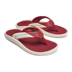 Ulele - Off White / Deep Red | OluKai Women