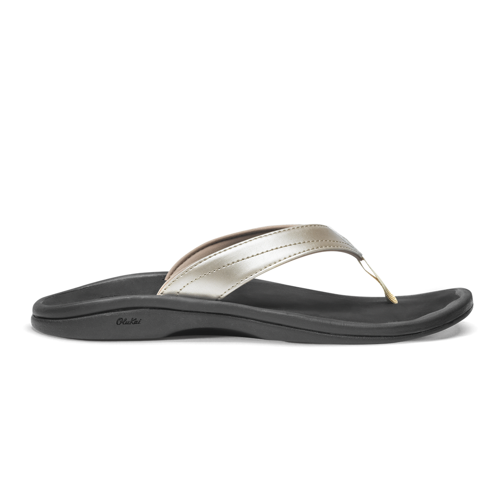 OluKai ‘Ohana - Bubbly / Black | Women's Beach Sandals | OluKai Women