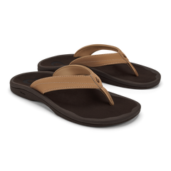 ‘Ohana Women's Beach Sandals - Almond / Dark Java | OluKai Women