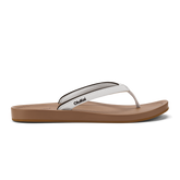 ‘Uiki Women’s Everyday Beach Sandals - White Sand / Almond | OluKai Women