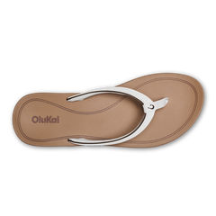‘Uiki Women’s Everyday Beach Sandals - White Sand / Almond | OluKai Women