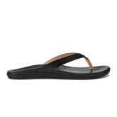 Honu Women’s Leather Beach Sandals - Black | OluKai Women
