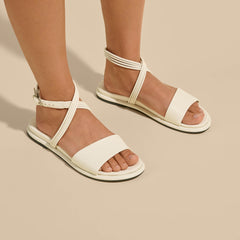 Tiare Wrap Women’s Leather Sandals - White Sand | OluKai Women