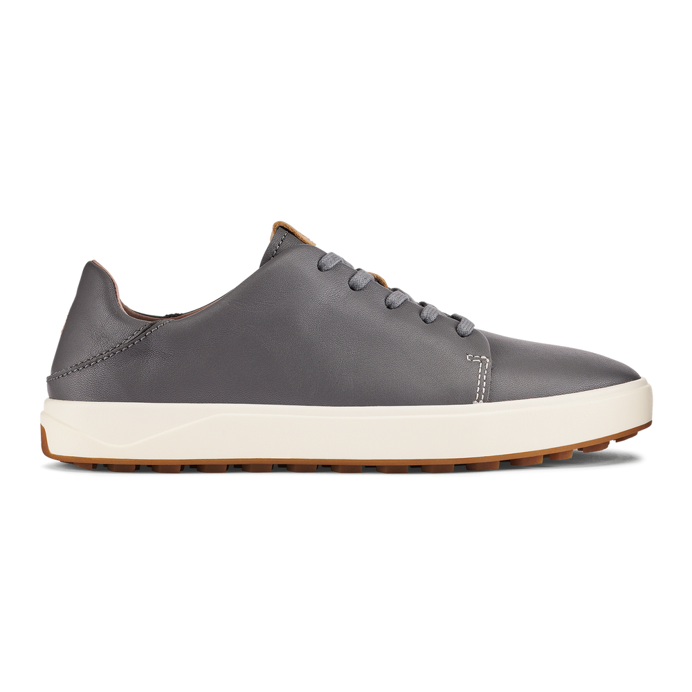 Wailea Women’s Waterproof Leather Golf Shoes - Stone | OluKai Women