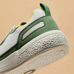 Olukai ‘Anau Pickleball Shoes - Bright White / Leaf | Men Court