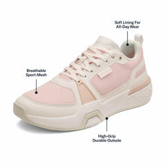 Olukai ‘Anau Pickleball Shoes - Rose Dust / Bright White | Women Court