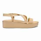 Olukai ‘Ōnohi Strappy Leather Sandals - Warm Beige | Women Leather
