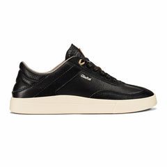 Olukai Hā’upu ‘Oho Leather Sneakers - Black | Women Leather