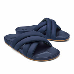 Olukai Hila Beach Slide Sandals - Moonlit Ocean | Women Slides