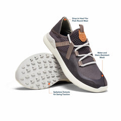 Olukai Kawela Golf Shoes - Pavement / Mist Grey | Women Golf