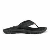Olukai Kīpī Comfortable Beach Sandals - Black | Men Water-Friendly