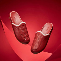 Olukai Kōnea Leather Slipper Mules - Dark Rust | Women Warm Weather