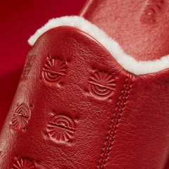 Olukai Kōnea Leather Slipper Mules - Dark Rust | Women Warm Weather