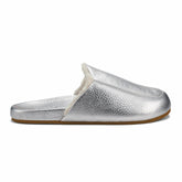 Olukai Kōnea Leather Slipper Mules - Silver – OluKai | Women Cold Weather