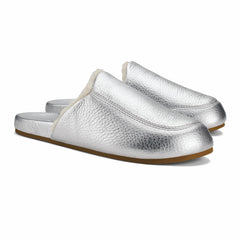 Olukai Kōnea Leather Slipper Mules - Silver – OluKai | Women Cold Weather