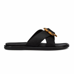Olukai La‘i Slide Slide Beach Sandals - Black | Women Slides